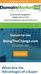 Mobile Screenshot of beingthechange.com